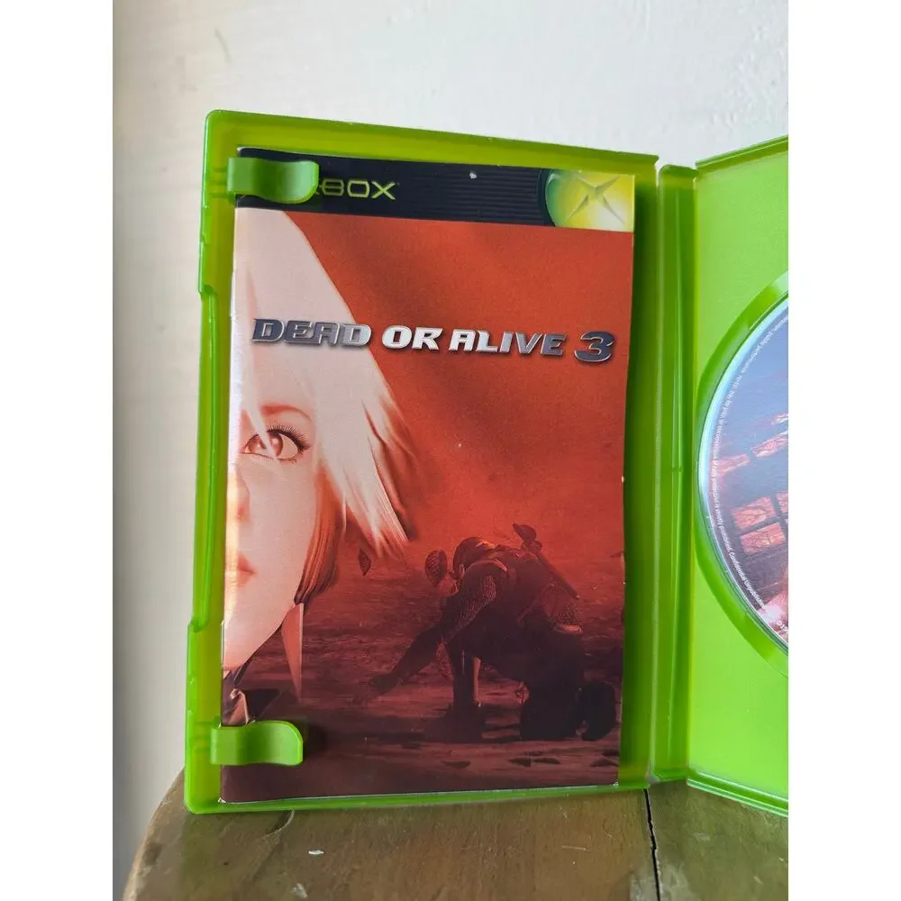 Dead or Alive 3 (Microsoft Xbox, 2001) Complete w/ Case TESTED